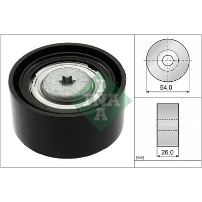 Ролик натягувача ременя INA 532 0672 10 Вінниця - фото 1