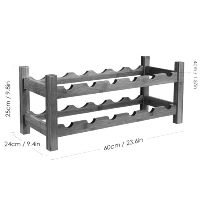 Настольная винная полка 