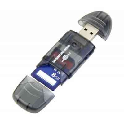 Зчитувач флеш-карт ST-Lab SD/ SDHC/ MMC /RS-MMC (U-371 black) Вінниця