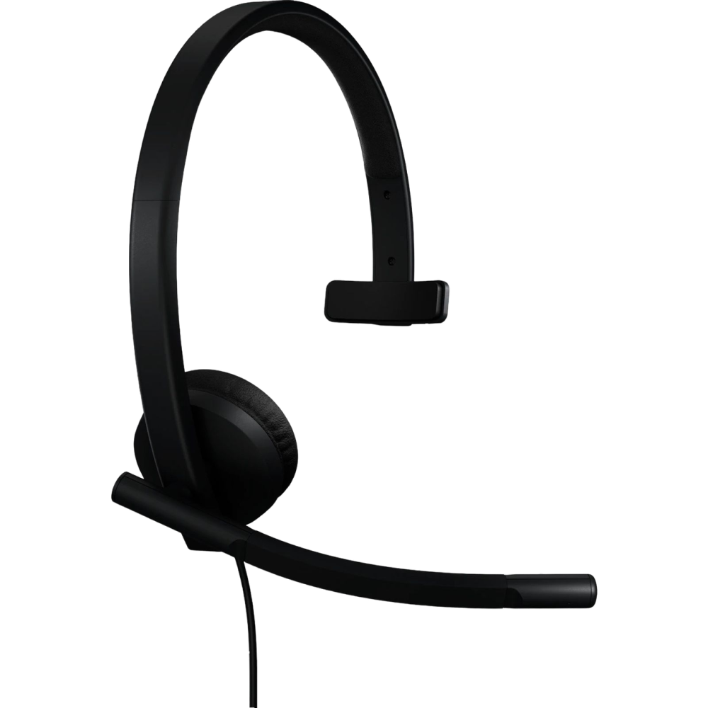 Гарнітура Logitech H570e Corded Mono BLACK-USB-C (981-001427) (7095237) Київ - фото 4