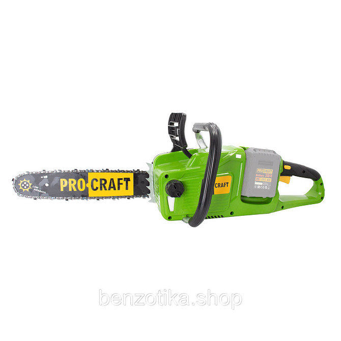 Акумуляторна ланцюгова пилка Procraft PCA40/2 (20В, безщіткова, без АКБ та зарядного пристрою) — пот Київ - фото 4