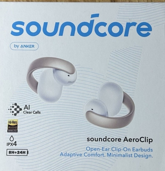 Bluetooth-гарнитура Anker SoundCore AeroClip White (A3388G21) Харьков - изображение 7