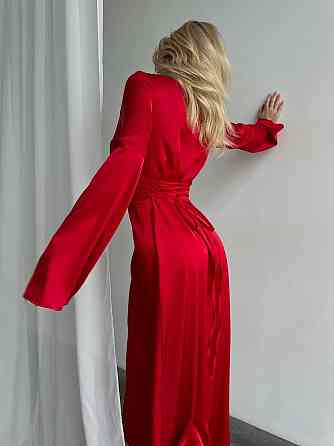 Женское нарядное платье со шнуровкой на спинке шелк Армани Одесса