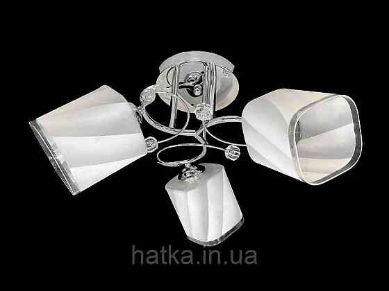 Люстра стельова на 3 плафони 6220L/3 Хром Київ
