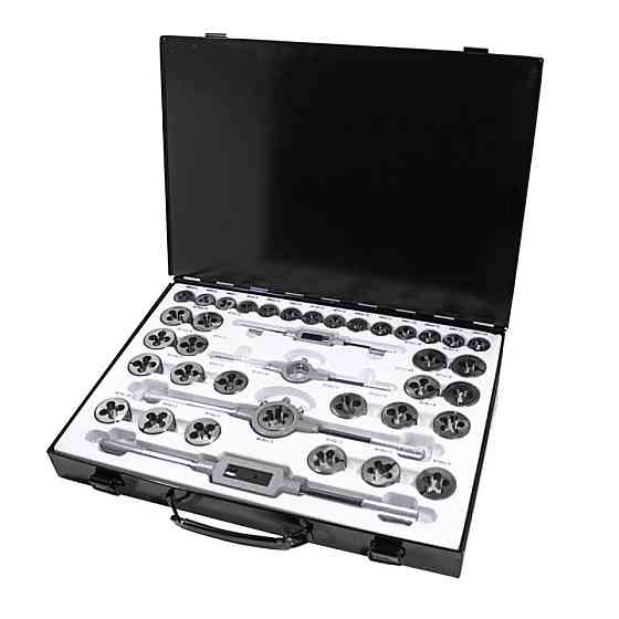 Набір позначників і плашок М2-М18 110 предметів, метрична різь JBC-M110-1 Одеса