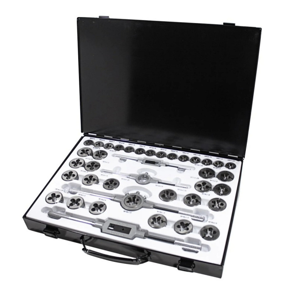 Набір позначників і плашок М2-М18 110 предметів, метрична різь JBC-M110-1 Одеса - фото 1