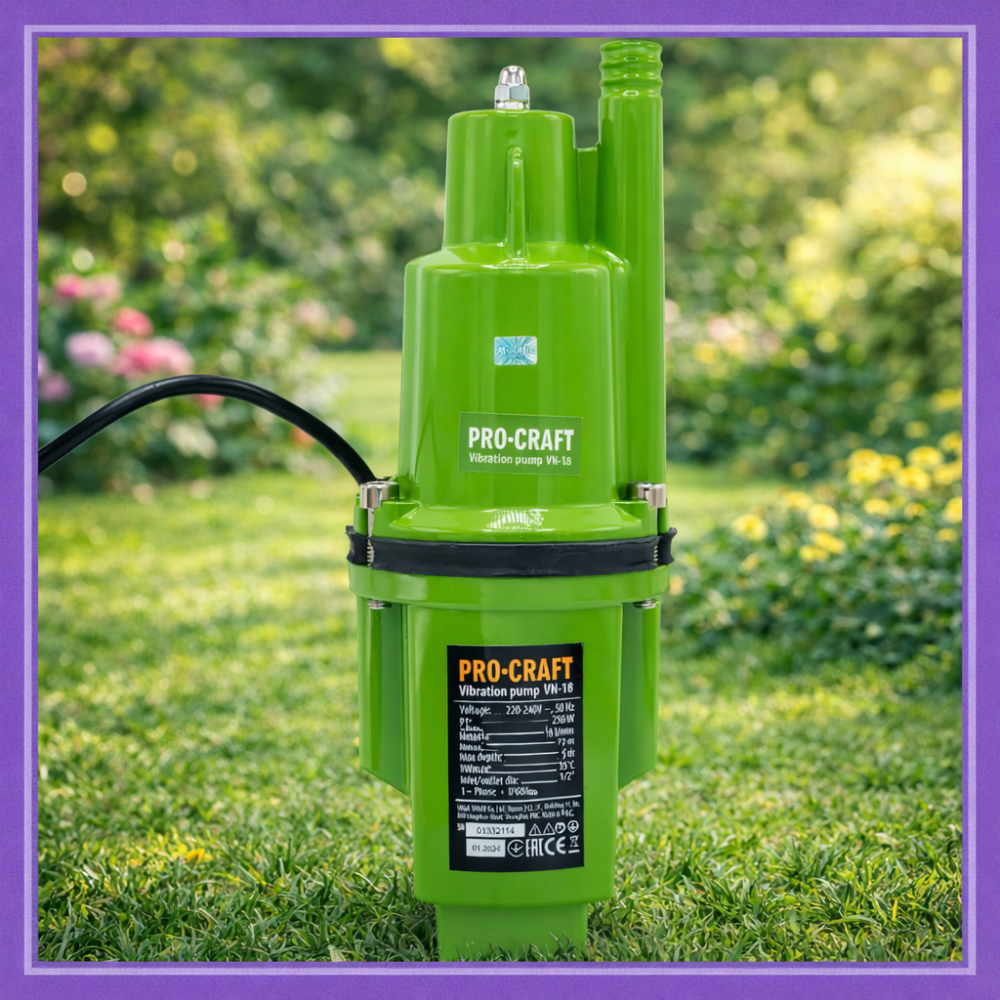 Вибрационный Насос электрический Procraft VN18,Потужный вибрационный насос 250 Вт 18 л/мин, Насос вибрационный Львов - изображение 6
