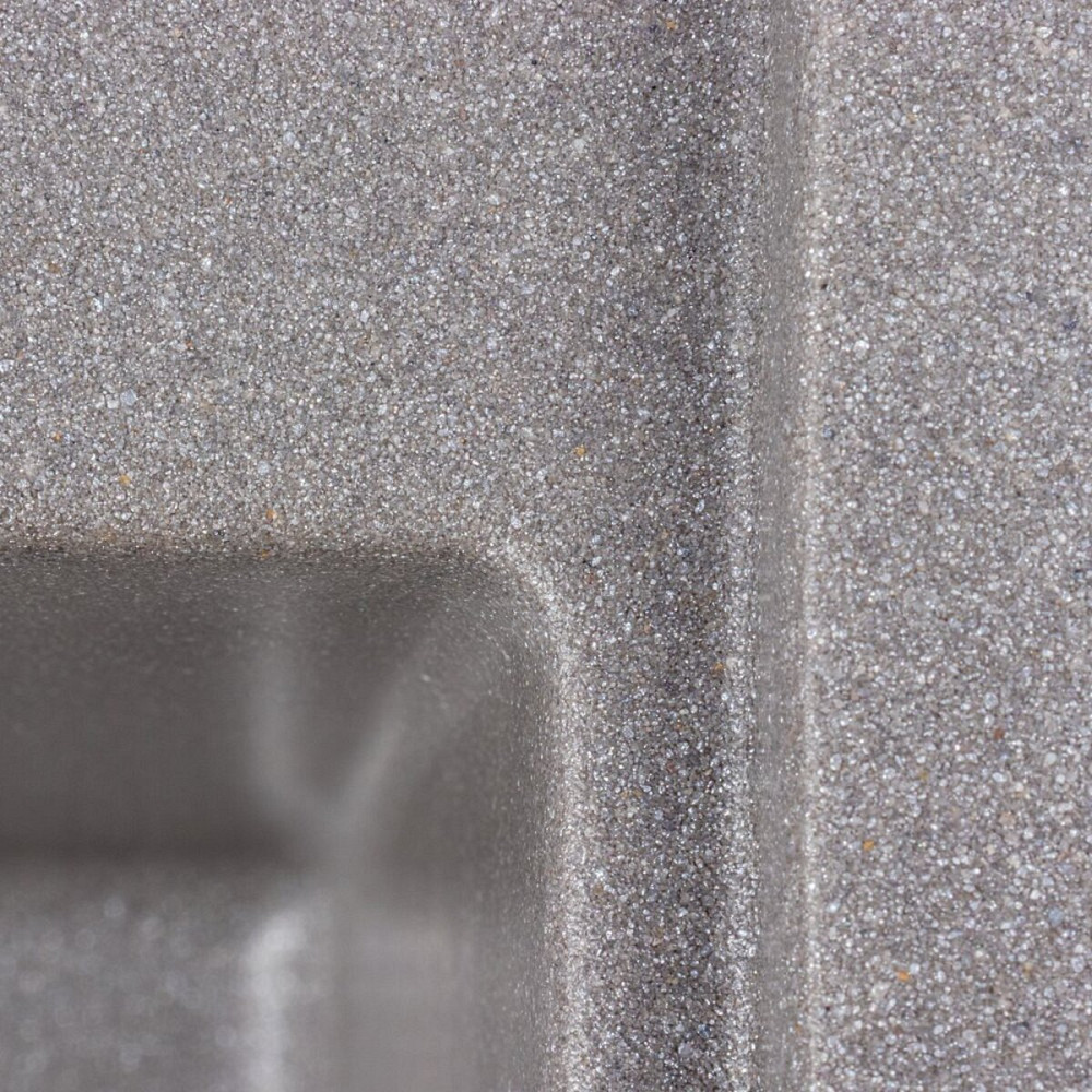 VALESO Гранітна мийка VALESO SHERLIT 6050 матова Сірий мусон Коломия - фото 13