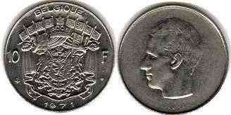 Бельгія 10 Франків 1971 рік Полтава