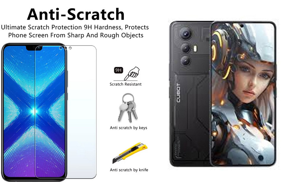 Защитное стекло NeoGlass для Cubot Max 5 – ультрапрозрачное и устойчивое Киев - изображение 1