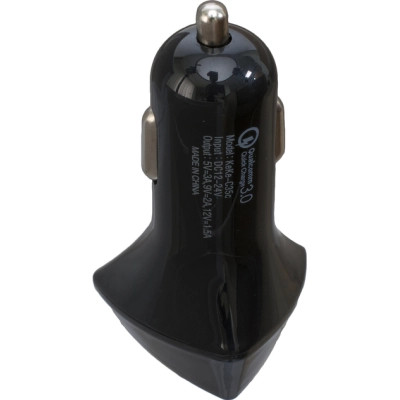 Зарядное устройство Patron USB QC3.0 3A black (PN-QC3-CAR-B) Винница - изображение 2