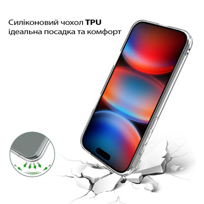 Чохол до мобільного телефона BeCover Apple iPhone 17 Pro Transparent (713761) Вінниця - фото 3