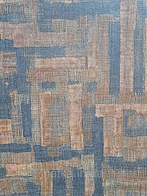 Обои винил на флизелине AS creation Metropolitan stories ByTime 0,53х10 плетенка коричневые темно синие Киев - изображение 1