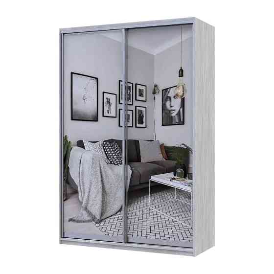 Шафа-купе Doros Сіті Лайт Сосна Натті 2 Дзеркала 150х60х225 (DRS-011966) Дніпро