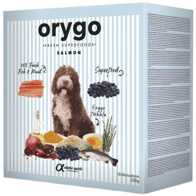 Напіввологий корм для собак Orygo Salmon (18х200 г) 3.6 кг (8436586312152) Вінниця - фото 1