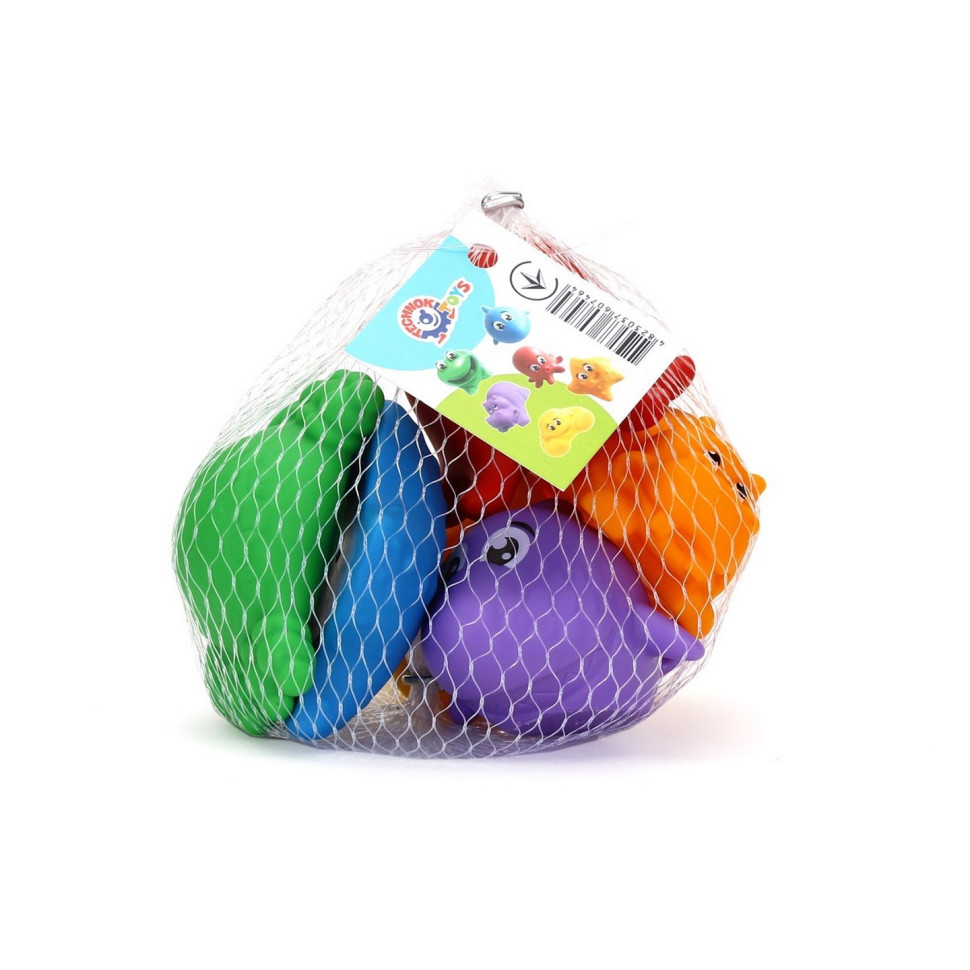 Набор для игры в ванной ТехноК 7464TXK, 6 фигурок животных Винница - изображение 1