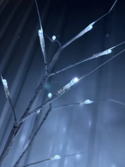 Гирлянда-дерево 1,5м 100 LED ламп белый свет для праздничного декора, TREE-1-5-W Одесса - изображение 7