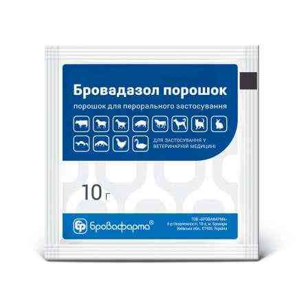 Бровадазол порошок (10 г пакет), Бровафарма Винница