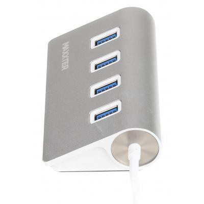 Концентратор Maxxter USB 3.0 Type-A 4 ports silver (HU3A-4P-01) Вінниця - фото 3