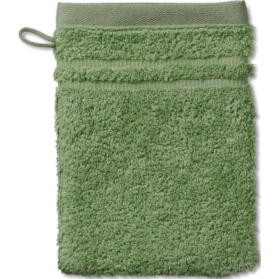 Рушник Kela рукавичка махрова для обличчя Ladessa, зелений мох, 15х21 см (24612) (00000026464) Вінниця - фото 1