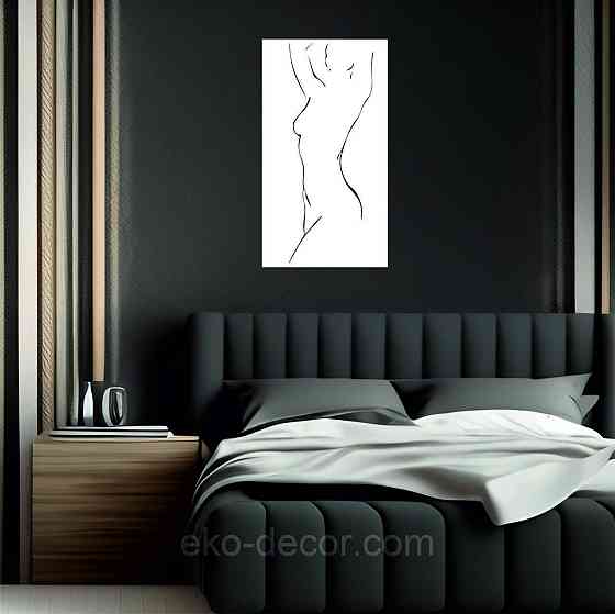 Декоративне настінне Панно «Силует жінки», Декор на стіну Київ