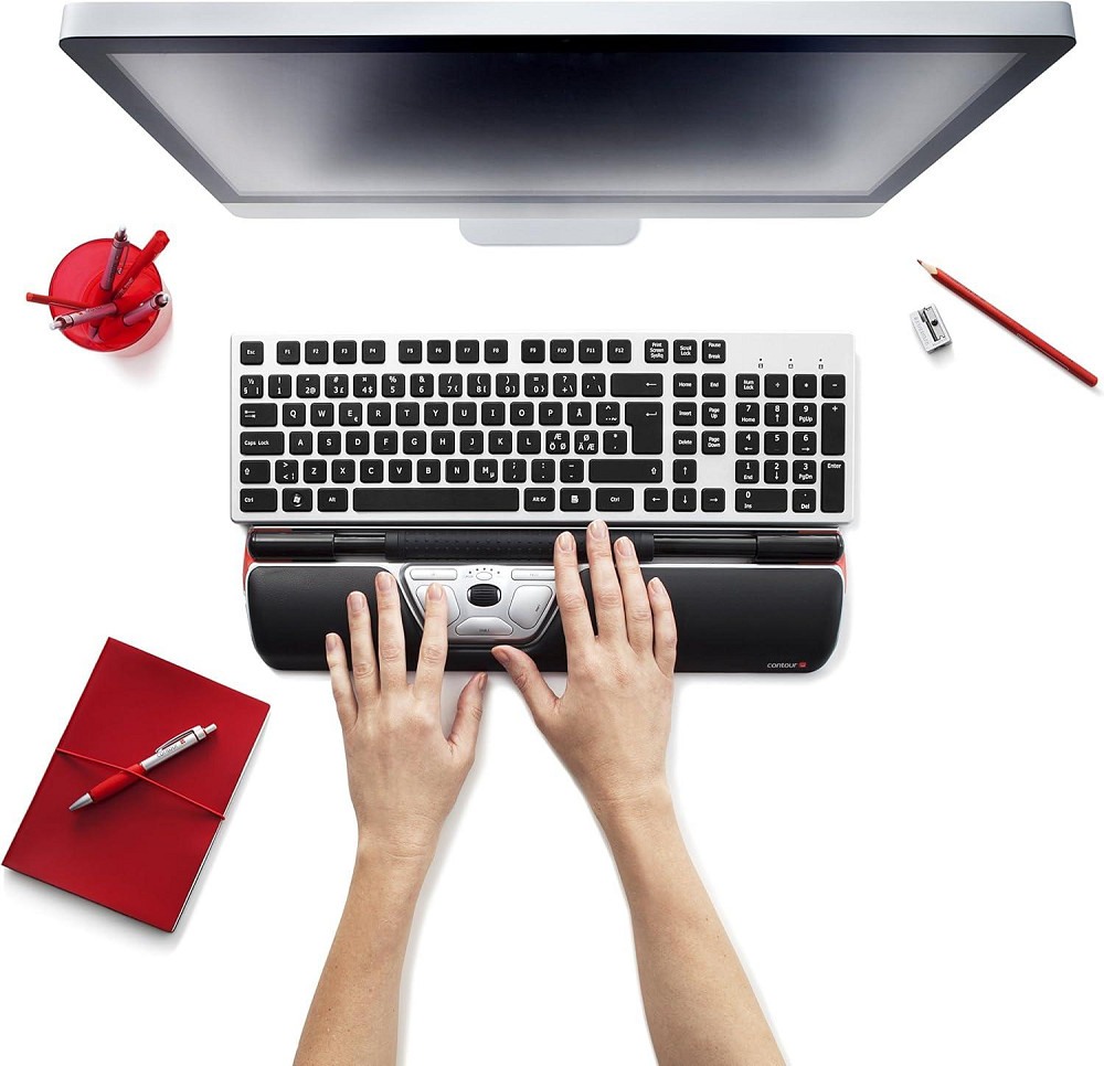 Ергономічна мишка для контурного дизайну з підставкою на зап'ястя Contour Roller Plus Wireless Луцк - изображение 1