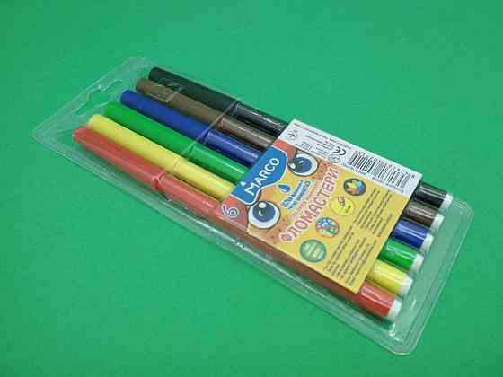 Фломастери Тм Марко (6 шт.) (1 пачка) Харків