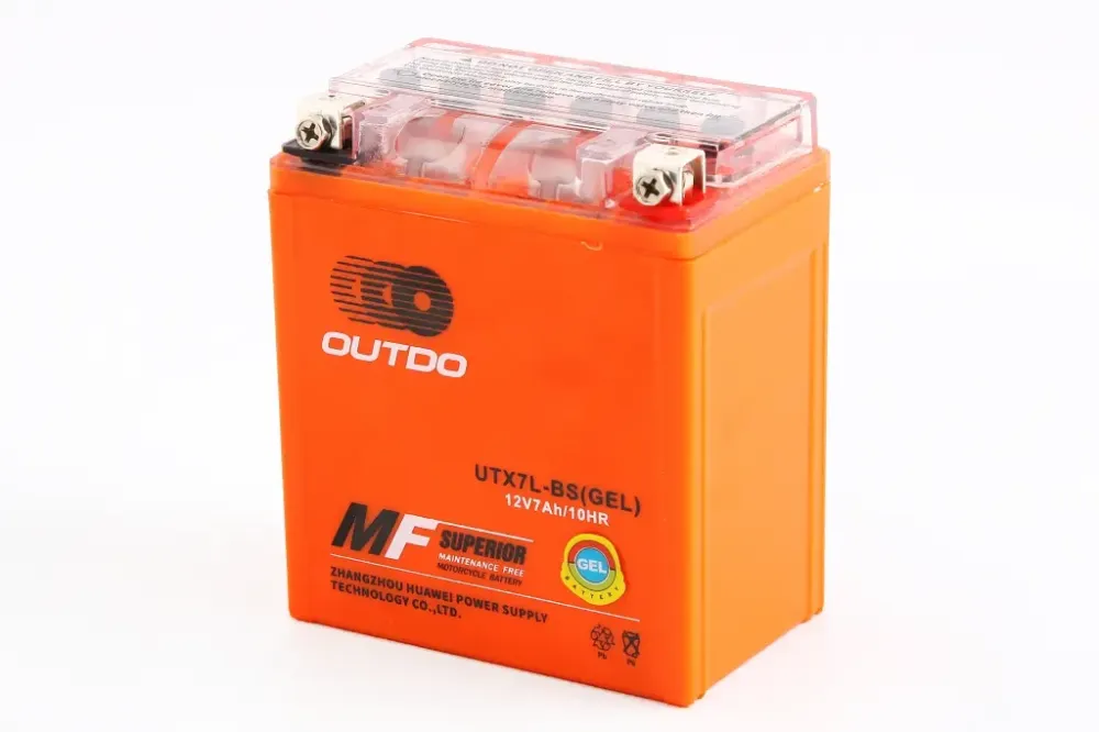 Аккум. батарея Мото 12В 7 Ач «Outdo» гелевий «Мото 12В 7 Ач Вінниця - фото 1