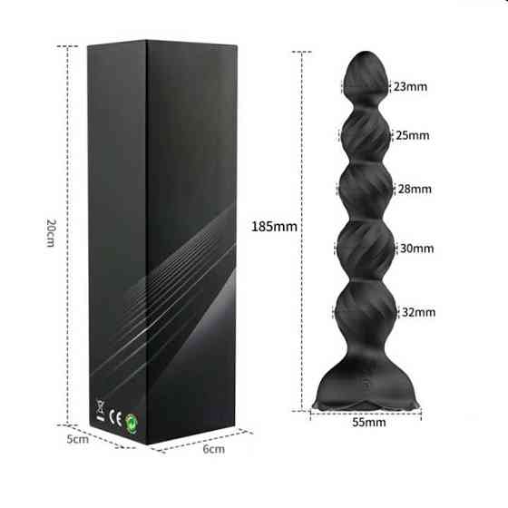 Смарт анальний корок що світиться Love Spouse чорний — Анальні іграшки Вінниця