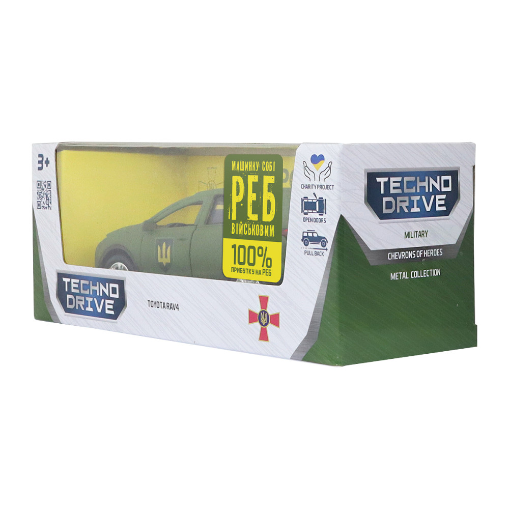 Автомодель серії Шеврони Героїв - Toyota RAV4 - Сухопутні війська ЗСУ Днепр - изображение 4