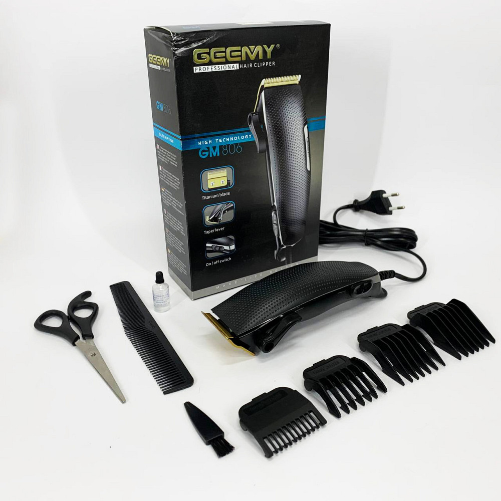 Машинка для стрижки волосся з регульованою довжиною Gemei, Профі машинка для стрижки волосся CT-83 Івано-Франківськ - фото 10