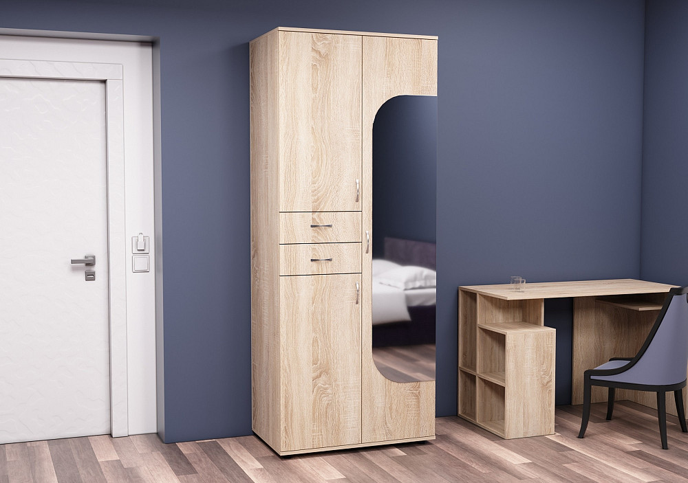 Прихожая ГКШ-2, Дуб Сонома, 840/520/2100 Львов - изображение 1