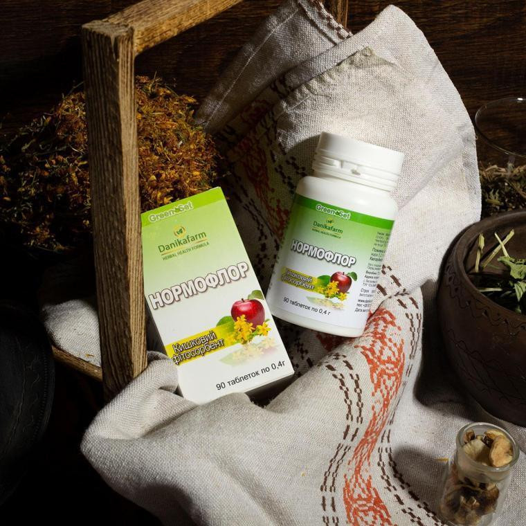 Натуральная добавка Нормофлор кишечный фитосорбент Даникафарм Киев - изображение 1