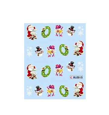 Новогодние наклейки на ногти Киев - изображение 1