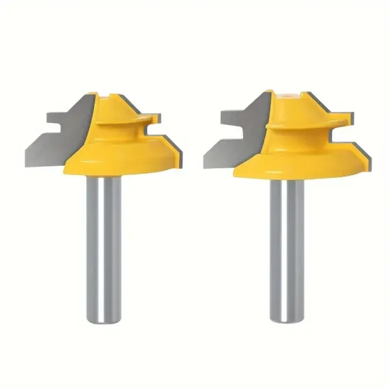 Фреза пазошиповая 38 мм с хвостовиком 8 мм для углового линейного сращивания древесины точная и надежная Киев