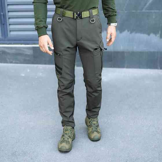 Штаны карго мужские весенние с карманами хаки Pobedov Static Киев