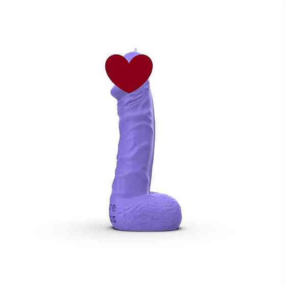 Свеча в виде члена Pure Bliss MINI Violet 15 см Sex Aura Киев