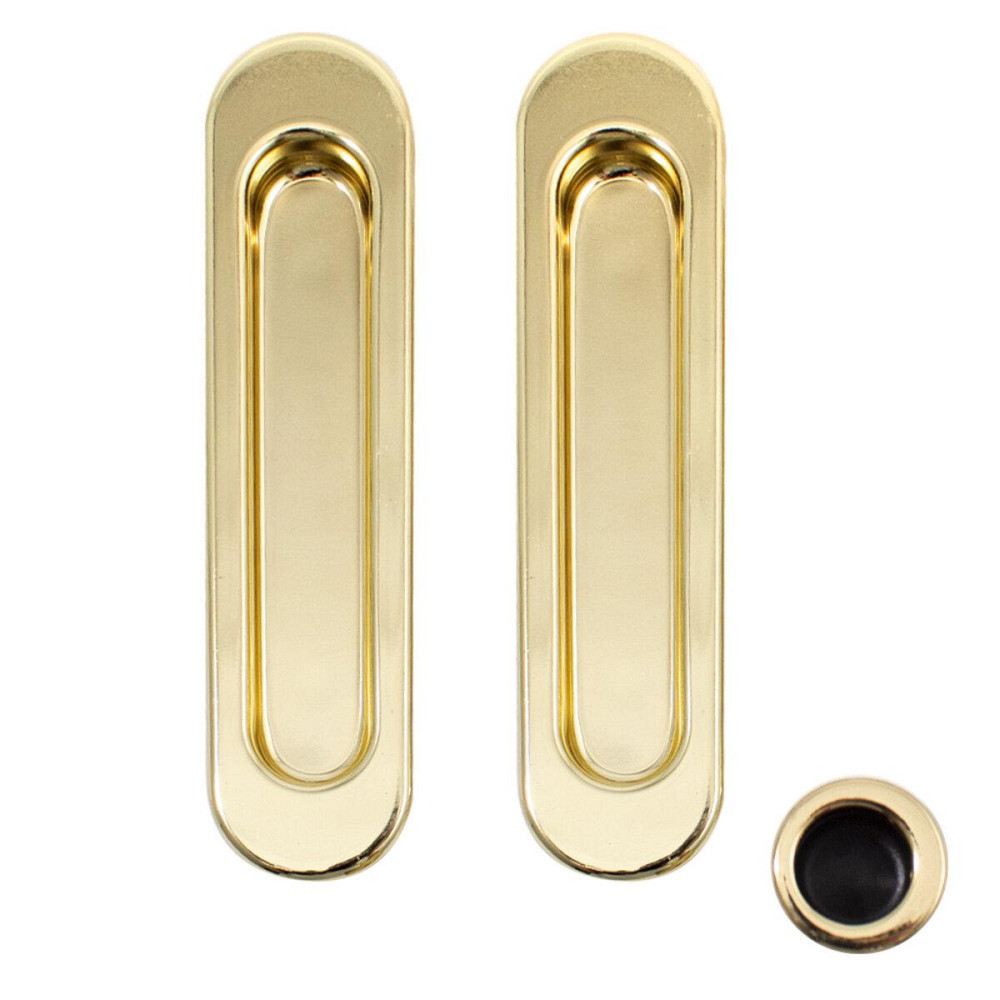 AGB Art. B019270010 KIT F1 Комплект ручок на  розсувнi двері + ручка д / витяг дверей латунь Київ - фото 1