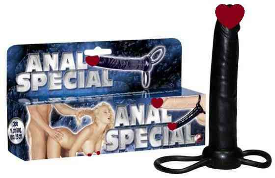 Страпон анальний Anal Special black Sex Aura Київ