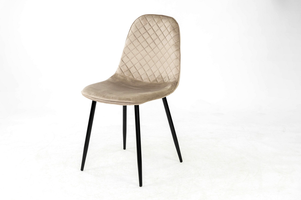 Стілець Марс чорний/велюр мокрий пісок Днепр - изображение 1