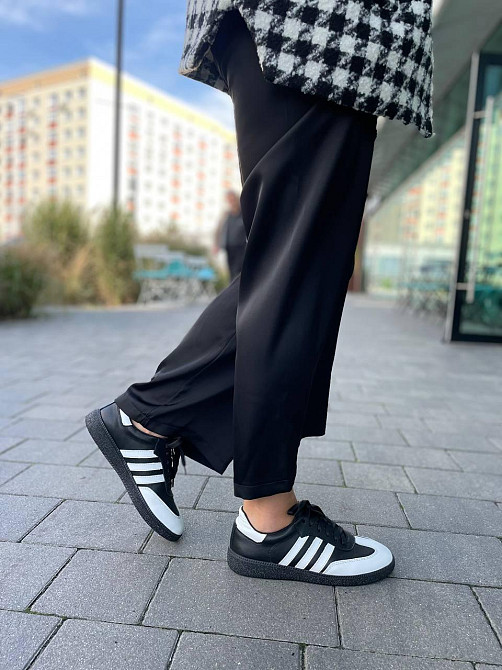 Roberto Netti Кеди жіночі Roberto Netti біло/чорні натуральна шкіра низький хід розмір 37-41 (5 Київ - фото 4