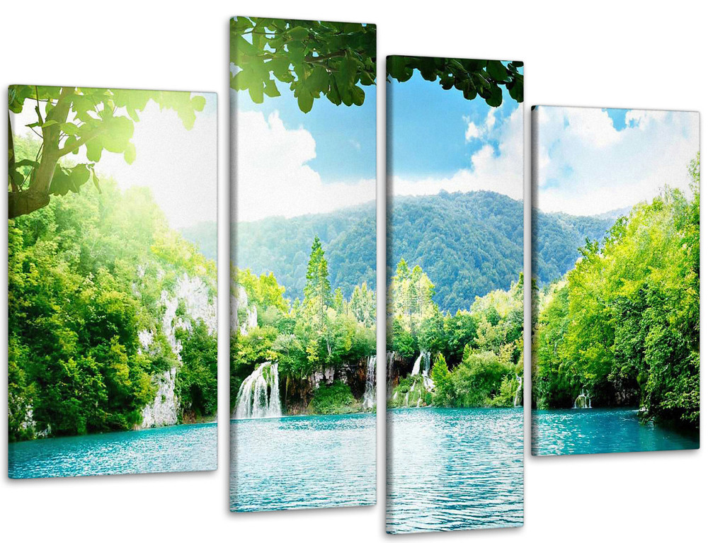 Модульна картина Природа Водоспад Art-120_4 Київ - фото 1