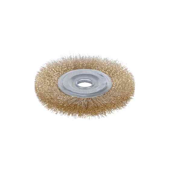 Sigma Щетка проволочная дискообразная Ø115мм Ø22.2мм (латунированная) SIGMA (9012111) Коломыя
