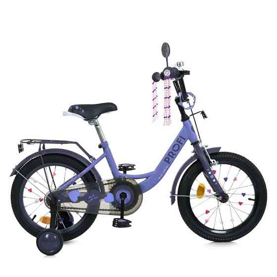 Велосипед дитячий MB 18043-1 колеса 18 дюймів, фіолетовий Вінниця