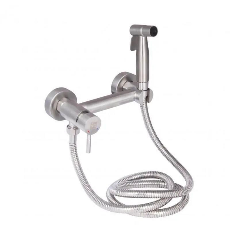 Набір для гігієнічного душу зі змішувачем Lidz Aria 02O-SES сатин (LD051AR43393) Київ - фото 1