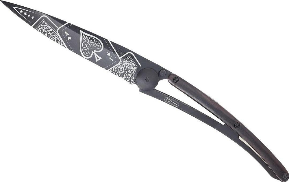 Универсальный Складной Нож с лазерной гравировкой Шанс Deejo 