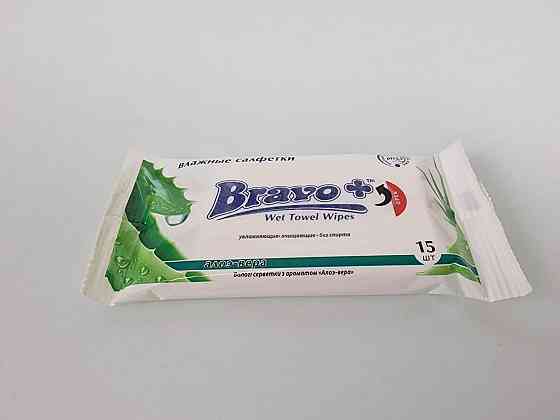 Влажная салфетка  15 шт 