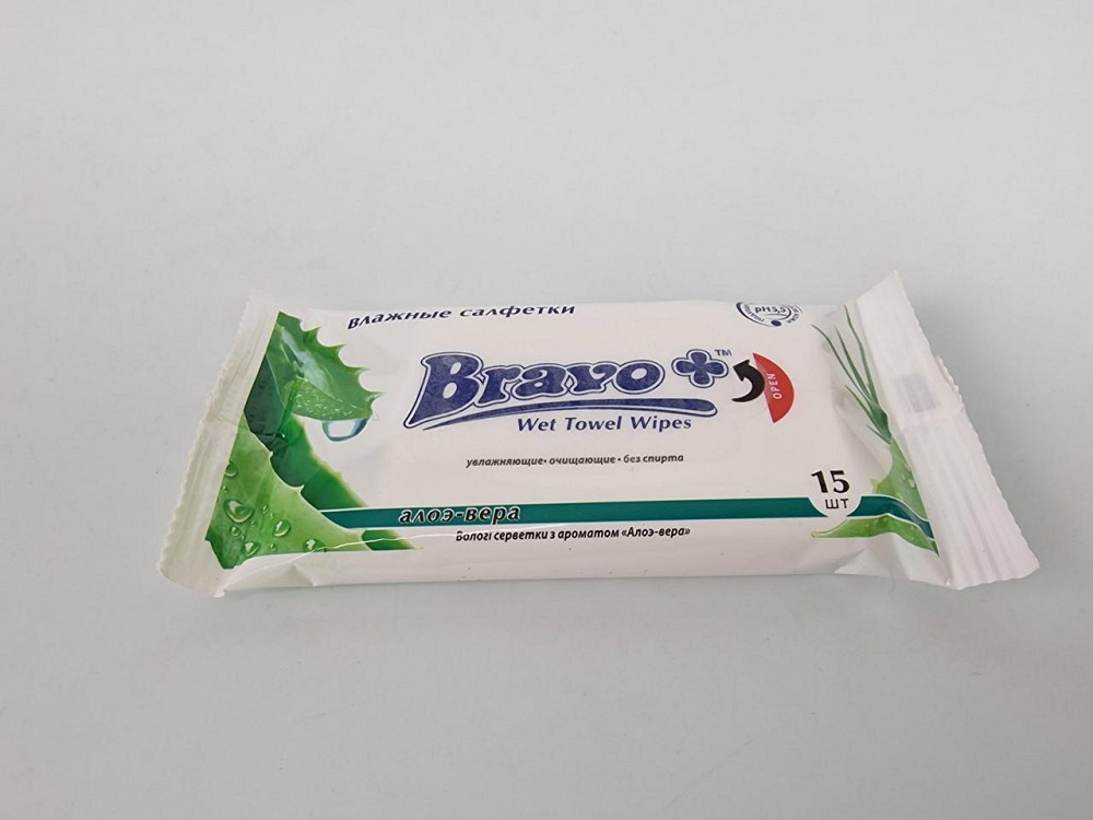 Влажная салфетка  15 шт 