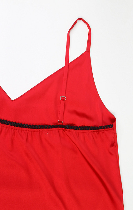 Піжама жіноча шовкова Червоний XS-S Харків - фото 4