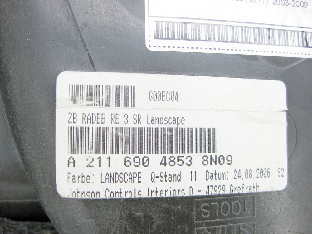 Mercedes-Benz  A2116904853 8N09 Передня права обшивка багажника коричнева E-Class S211 універсал Одесса - изображение 8